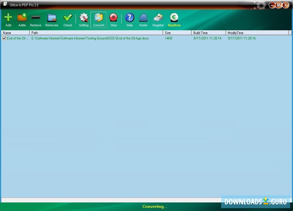 Batch Office to PDF Pro