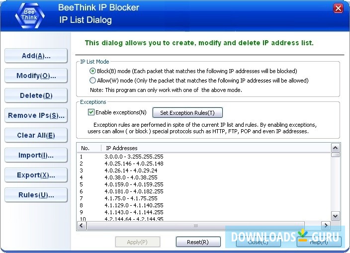 windows 10 ip blocker free