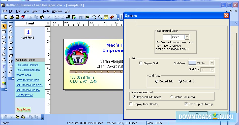 Business Card Designer 5.12 + Pro download the new version for windows