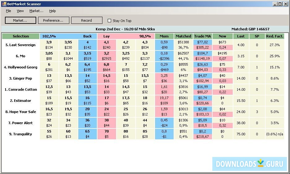 BetMarket Scanner