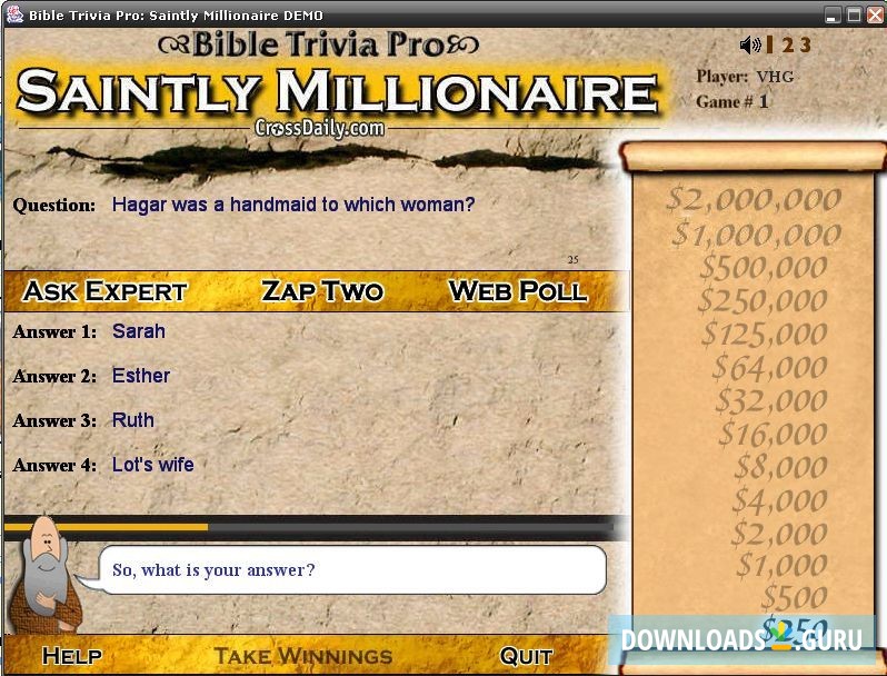 Bible Trivia Pro-Question