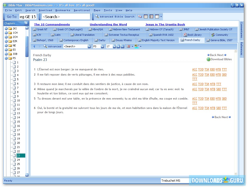BibleMax FrenchDarby Bible
