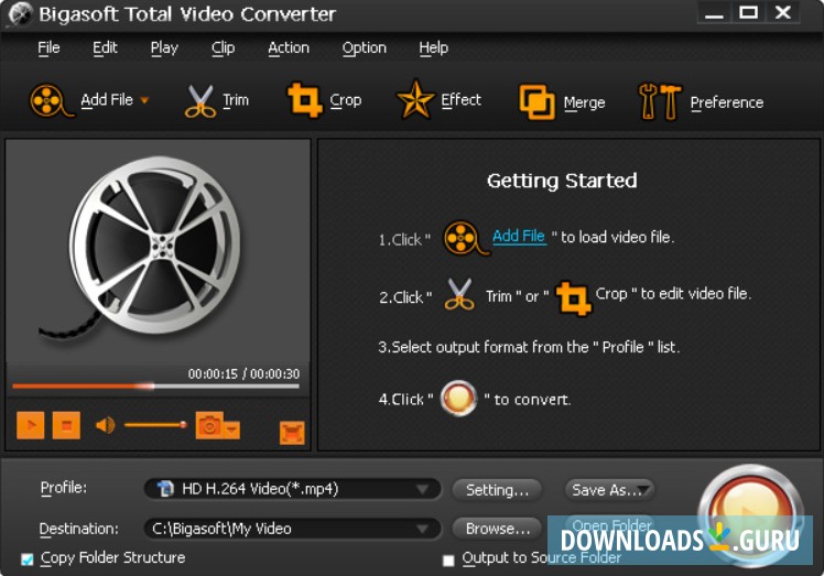 Bigasoft Total Video Converter