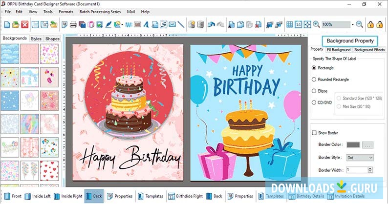 Birthday Cards Designing Software