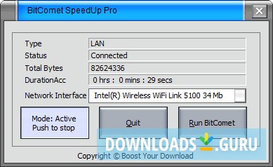 maximize bitcomet download speed