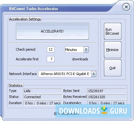 BitComet Turbo Accelerator