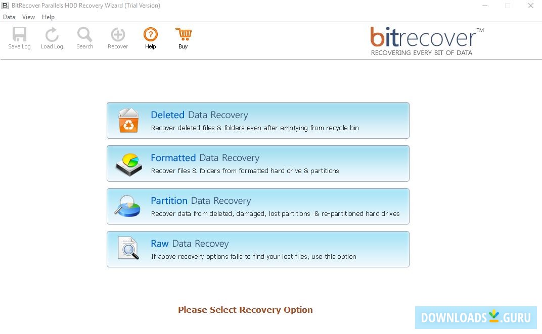 BitRecover Parallels HDD Recovery Wizard