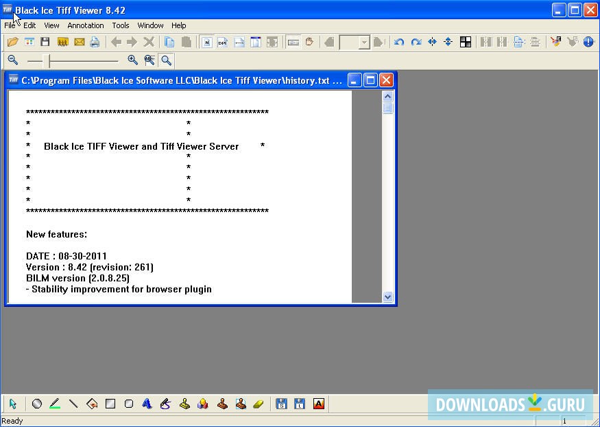Black Ice Tiff Viewer