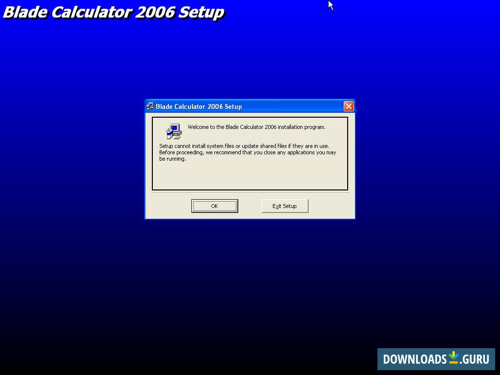 Blade Calculator 2006