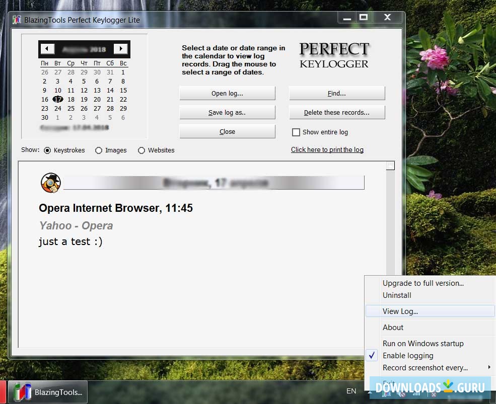 BlazingTools Perfect Keylogger Lite