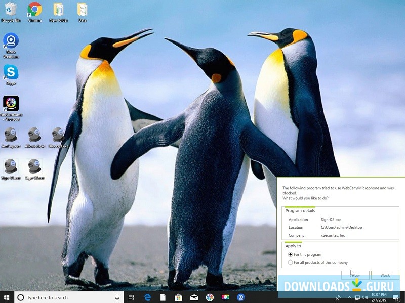 Block WebCam and Microphone
