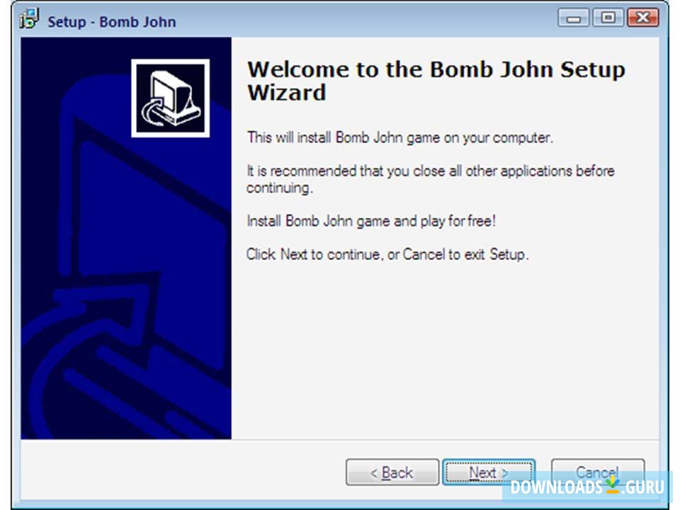 Installation Welcome Screen