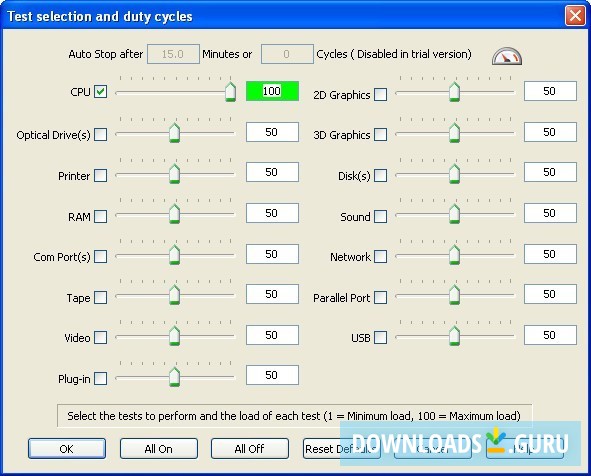Text selection panle