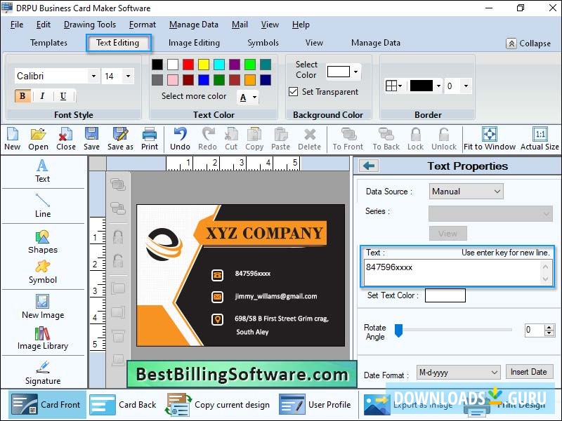 Business Card Maker Software