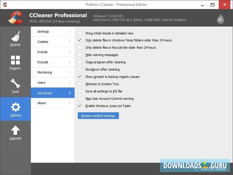 free downloadable ccleaner