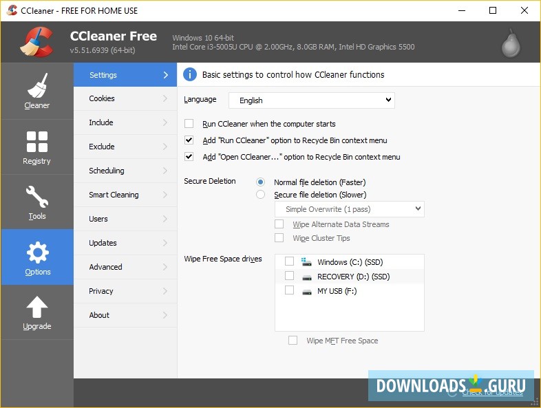 ccleaner download gratis windows 8