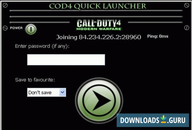 COD4 Quick Launcher