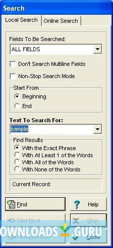 Text Search