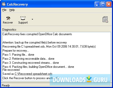 CalcRecovery