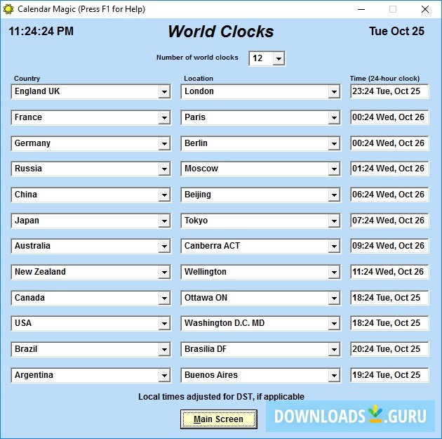 World Clocks