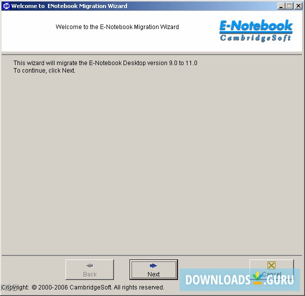 CambridgeSoft ENotebook
