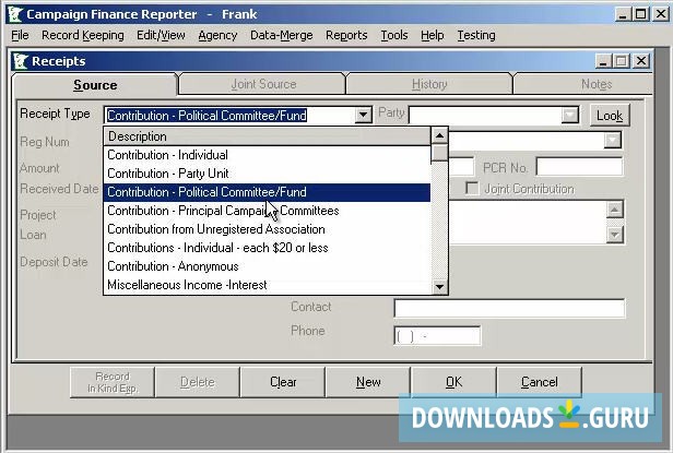 Campaign Finance Reporter