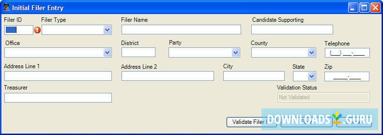 Campaign Finance Smart Client
