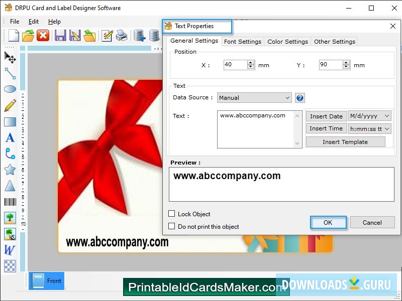 Card and Label Maker Software