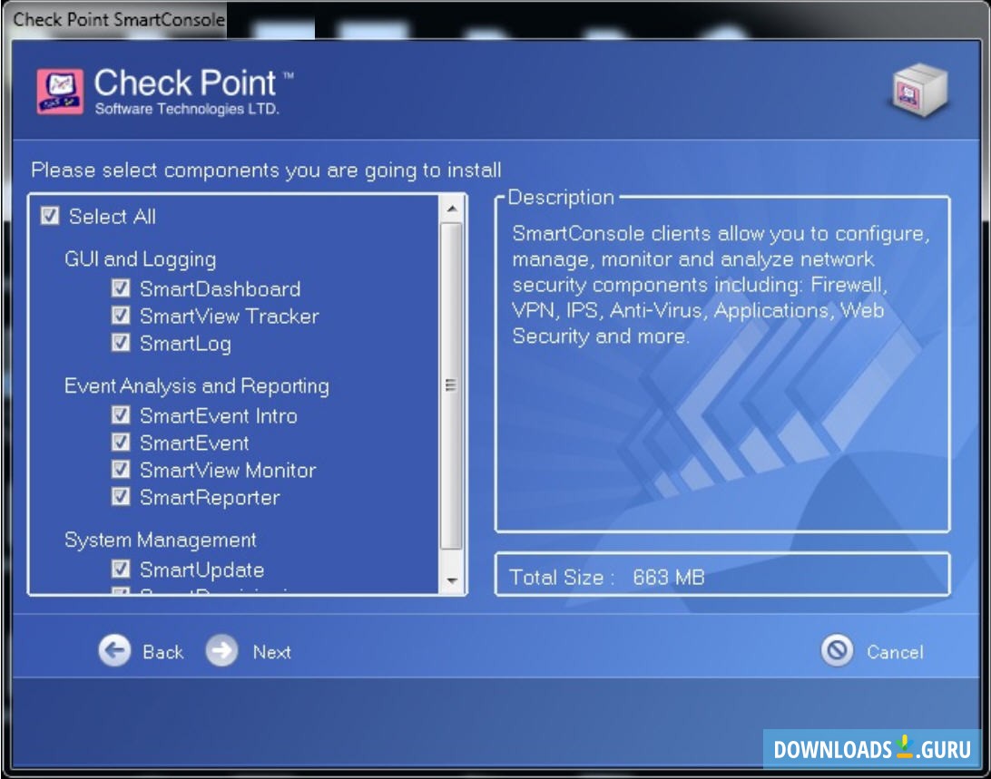 Check Point SmartConsole NGX R62