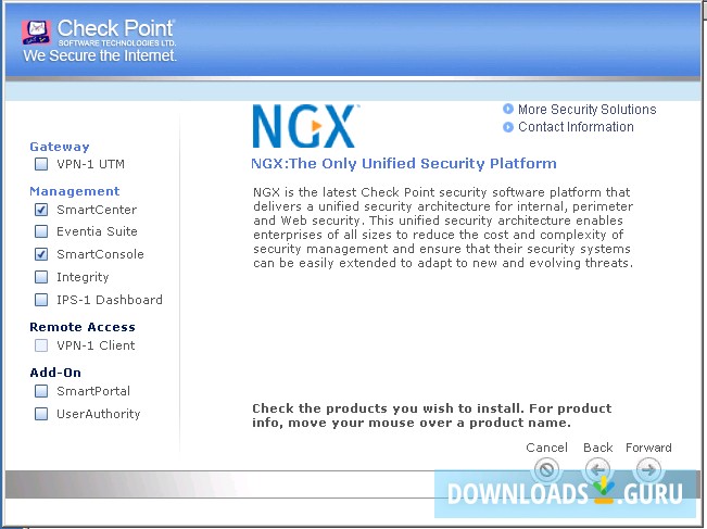 Check Point SmartConsole NGX R65