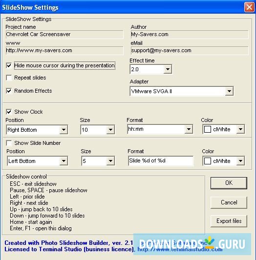 Chevrolet Car Screensaver