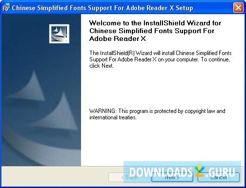 Chinese Simplified Fonts Support For Adobe Reader X EN