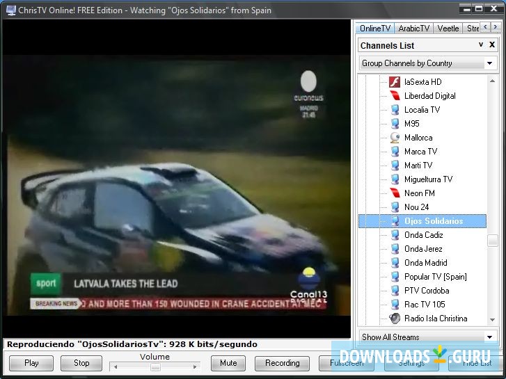 Tuning another channel