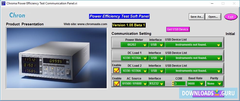 Chrome Power Efficiency Test Soft Panel