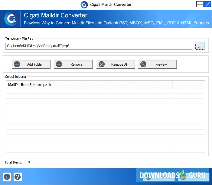 Cigati Maildir Converter