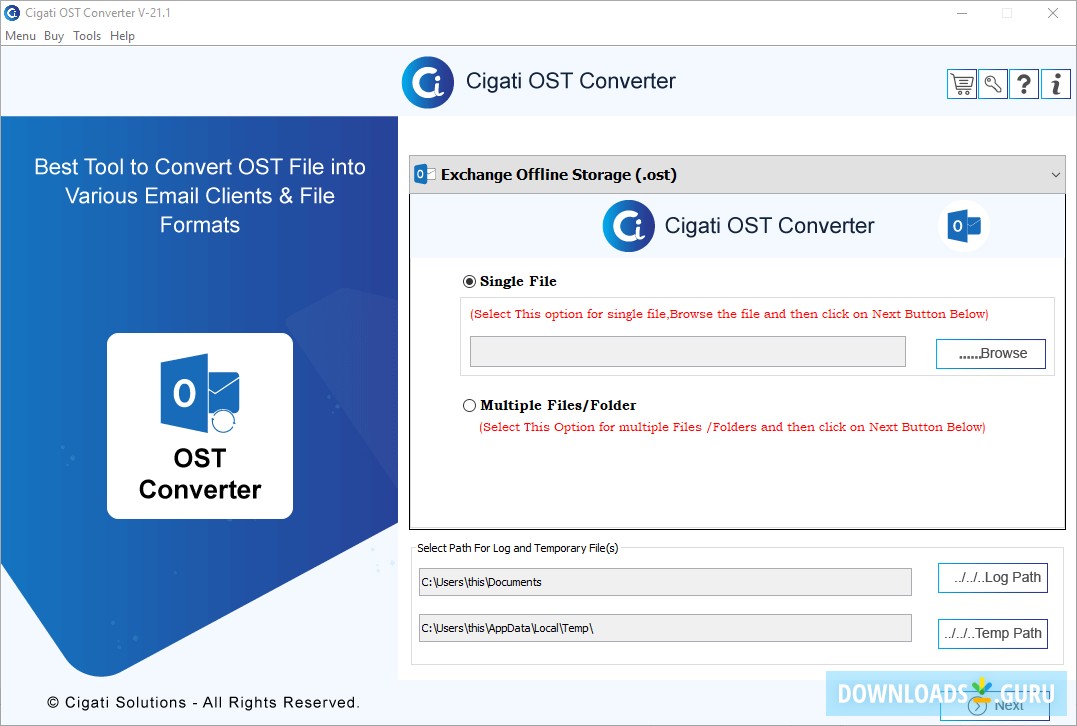 Cigati OST Converter