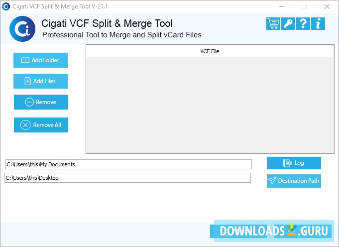 Cigati VCF Split and Merge Tool