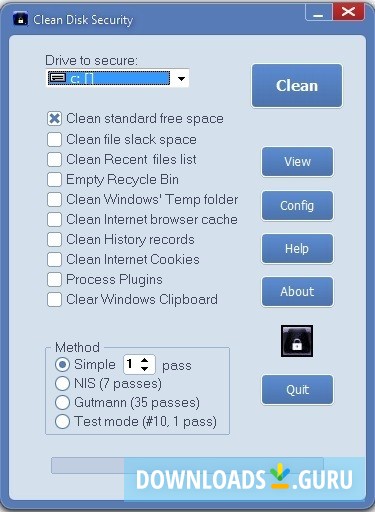 clean disk security 8