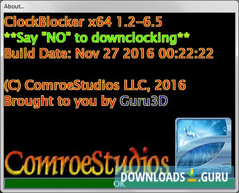 ClockBlocker (Say no to downclocking)
