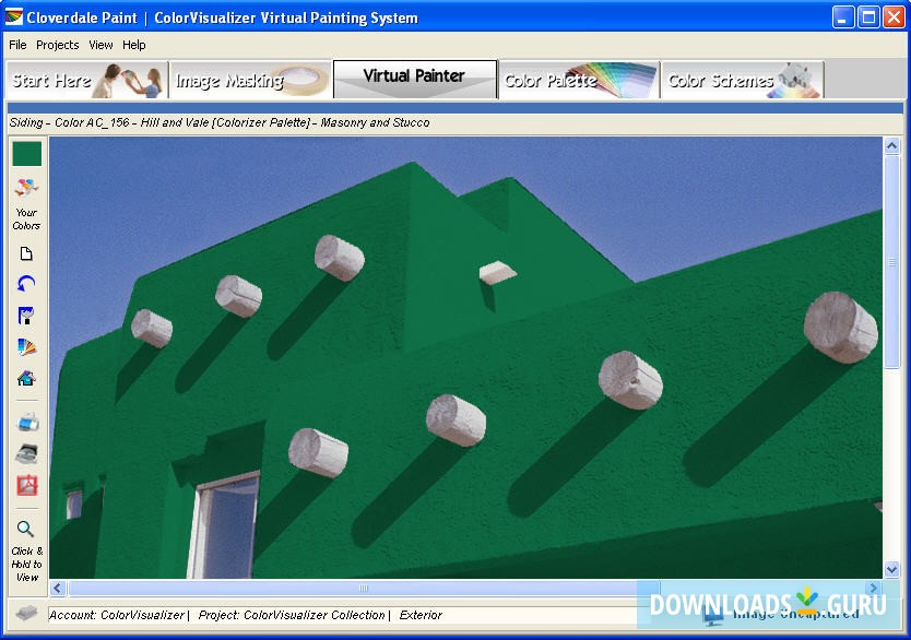 Cloverdale Paint ColorVisualizer - Virtual Painting Software