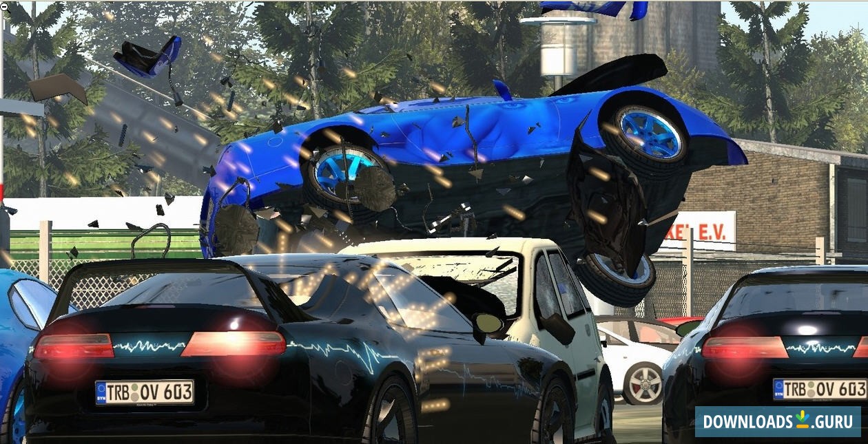 car crash silhouette & alarm for cobra 11