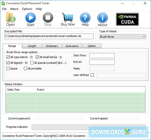 Cocosenor Excel Password Tuner