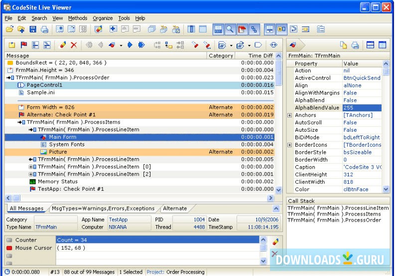 CodeSite Client Tools