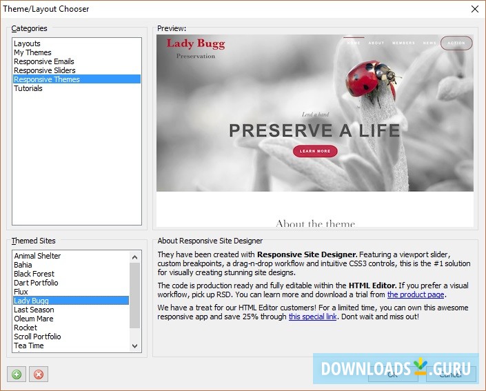 CoffeeCup HTML Editor