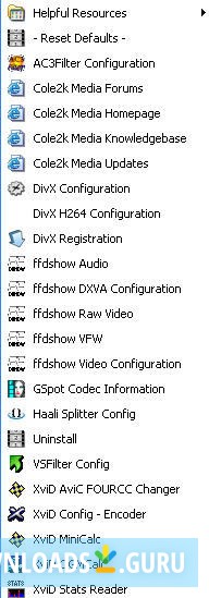 Cole2k Media - Codec Pack (Advanced)