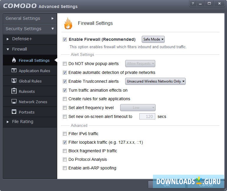 Comodo firewall не устанавливается windows 10