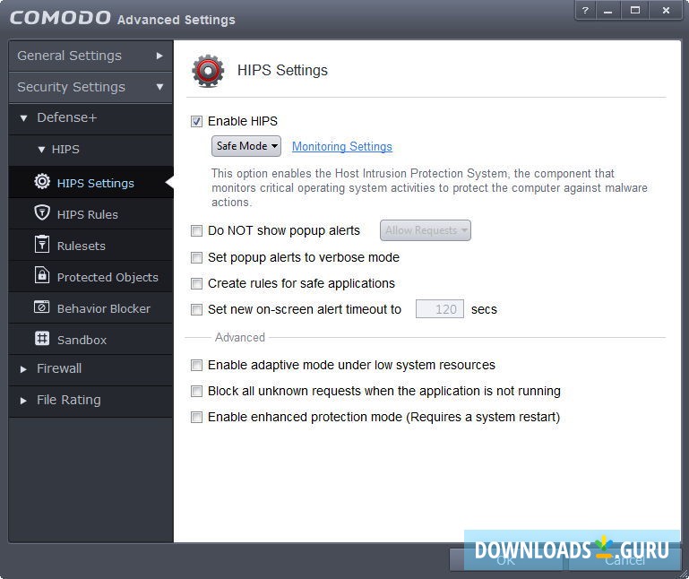 download comodo firewall only