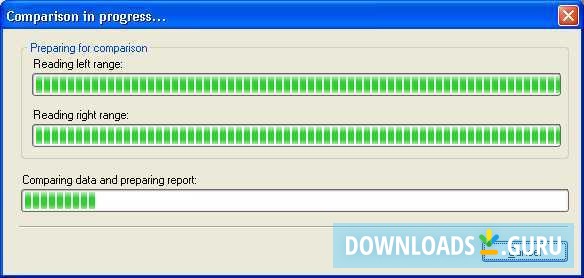 Comparing Excel Files