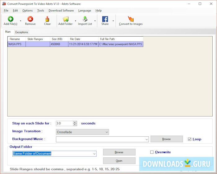 Convert Powerpoint to Video 4dots