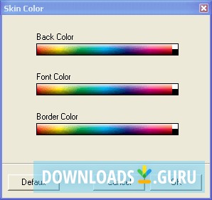Skin Color Window